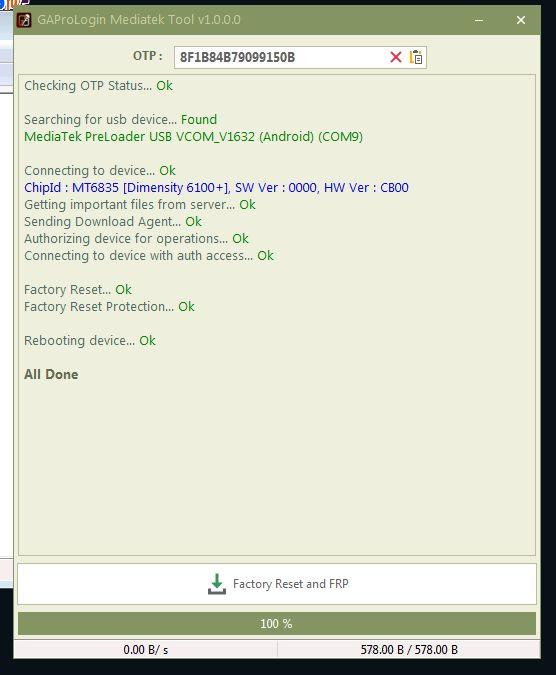 GAProLogin Tool - Realme OTP - MTKTool - NO REFUND